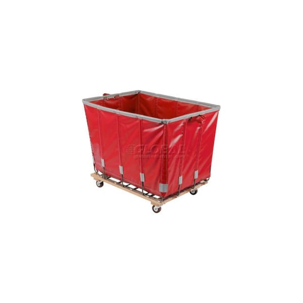Cr Daniels Dandux Dandux Vinyl Basket Bulk Truck 400720G06R-3S 6 Bushel - Red 400720G06R-3S - main